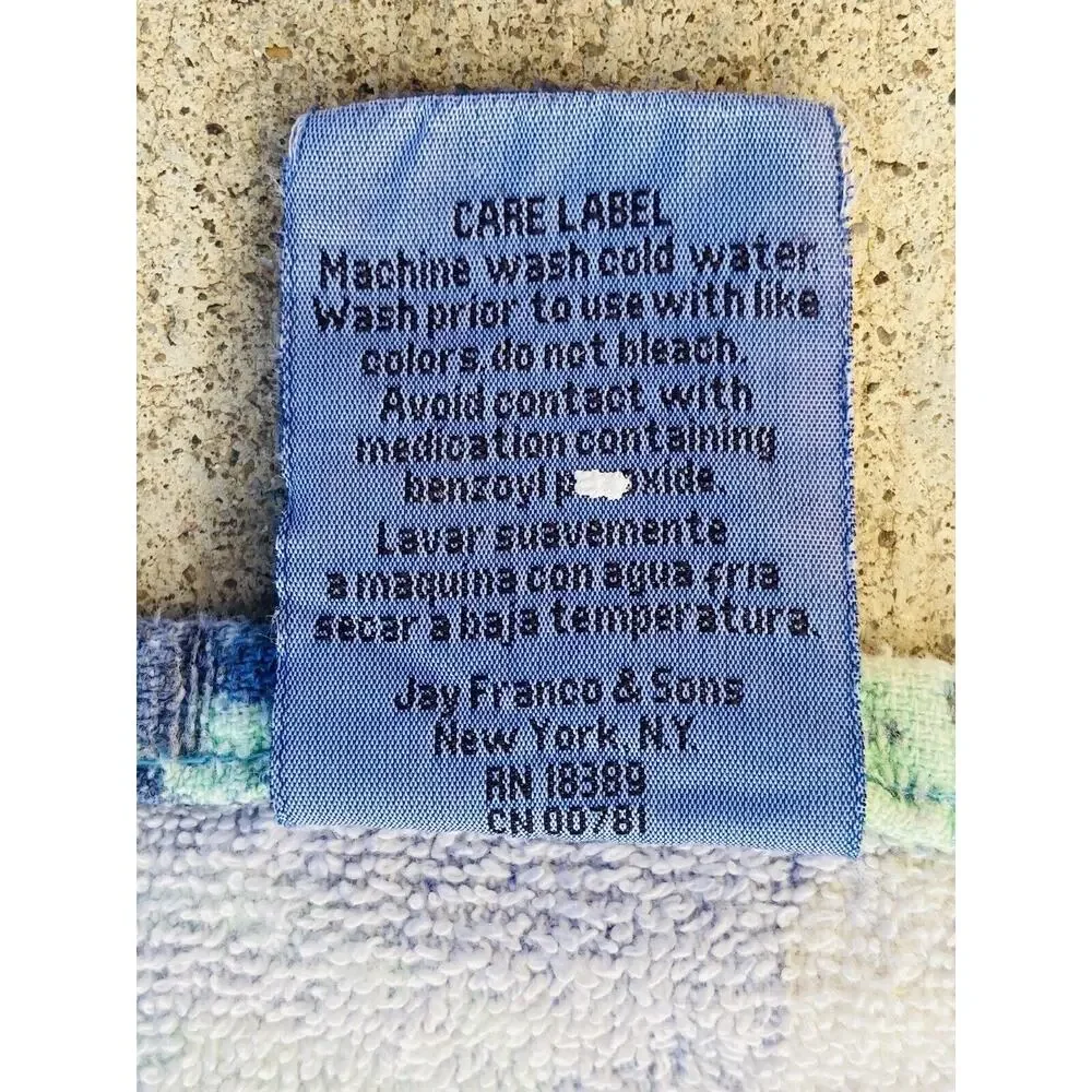 Vintage 2000 Blues Clues Viacom TV Show Beach Bath Towel Fish Sea Ocean Scuba